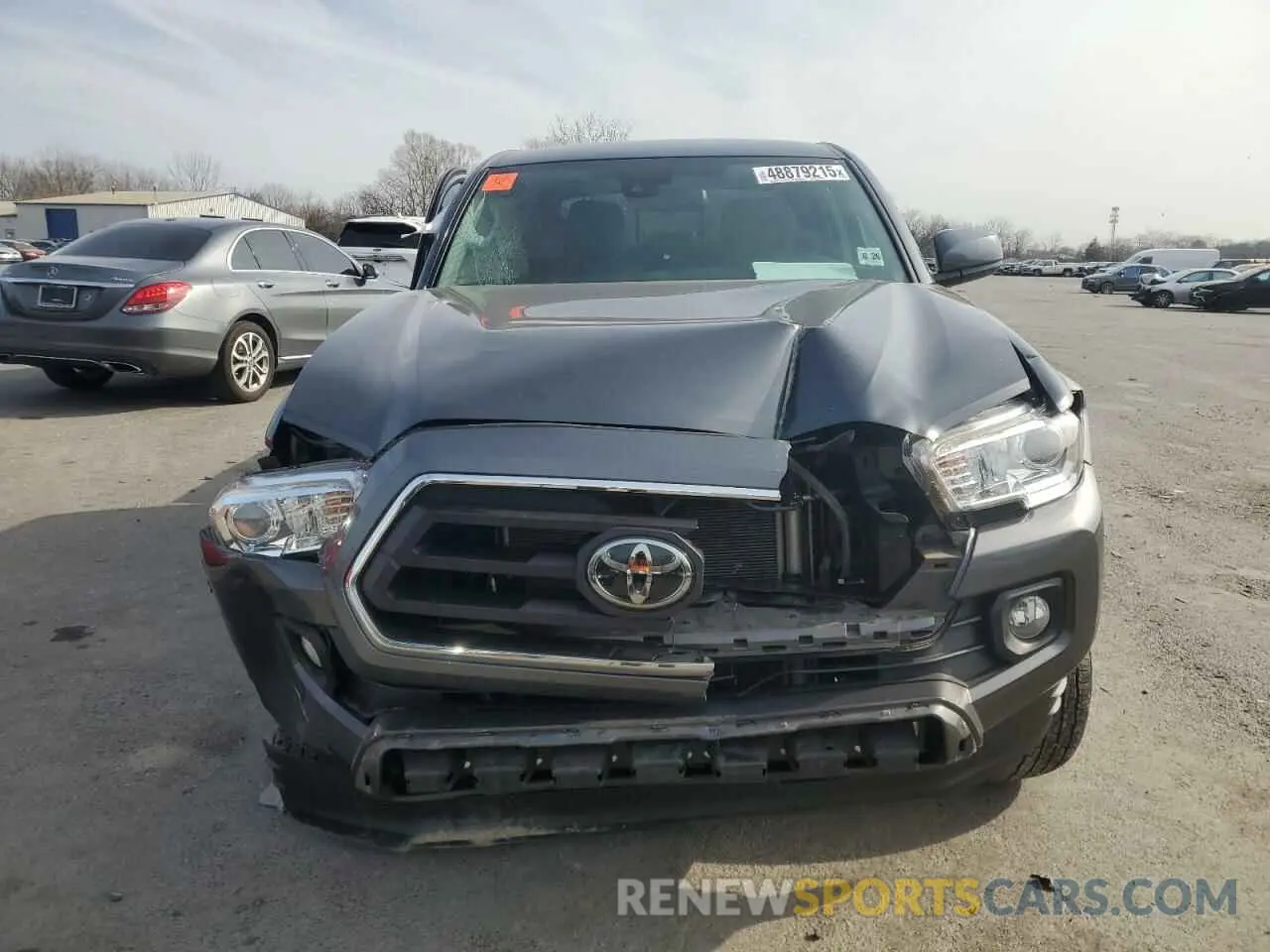 5 fotografías del automóvil dañado 3TMCZ5ANXMM442877 TOYOTA TACOMA 2021