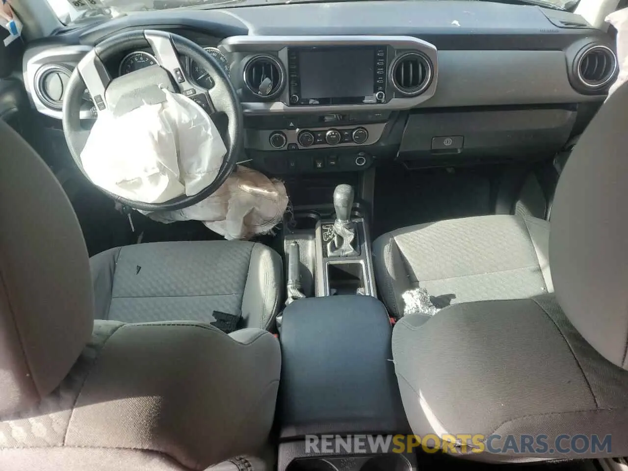 8 fotografías del automóvil dañado 3TMCZ5ANXMM442877 TOYOTA TACOMA 2021