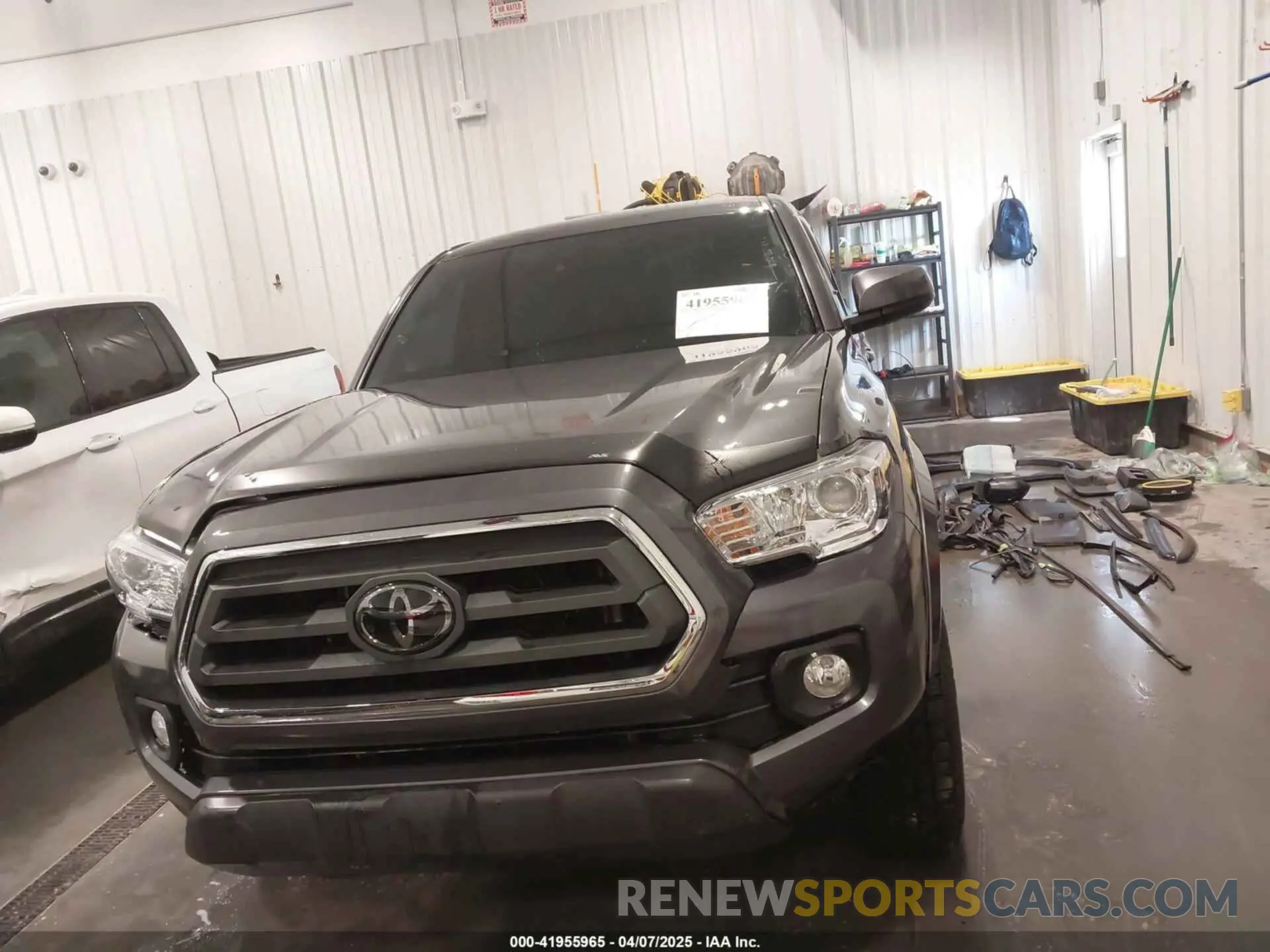 13 fotografías del automóvil dañado 3TMCZ5ANXMM447867 TOYOTA TACOMA 2021