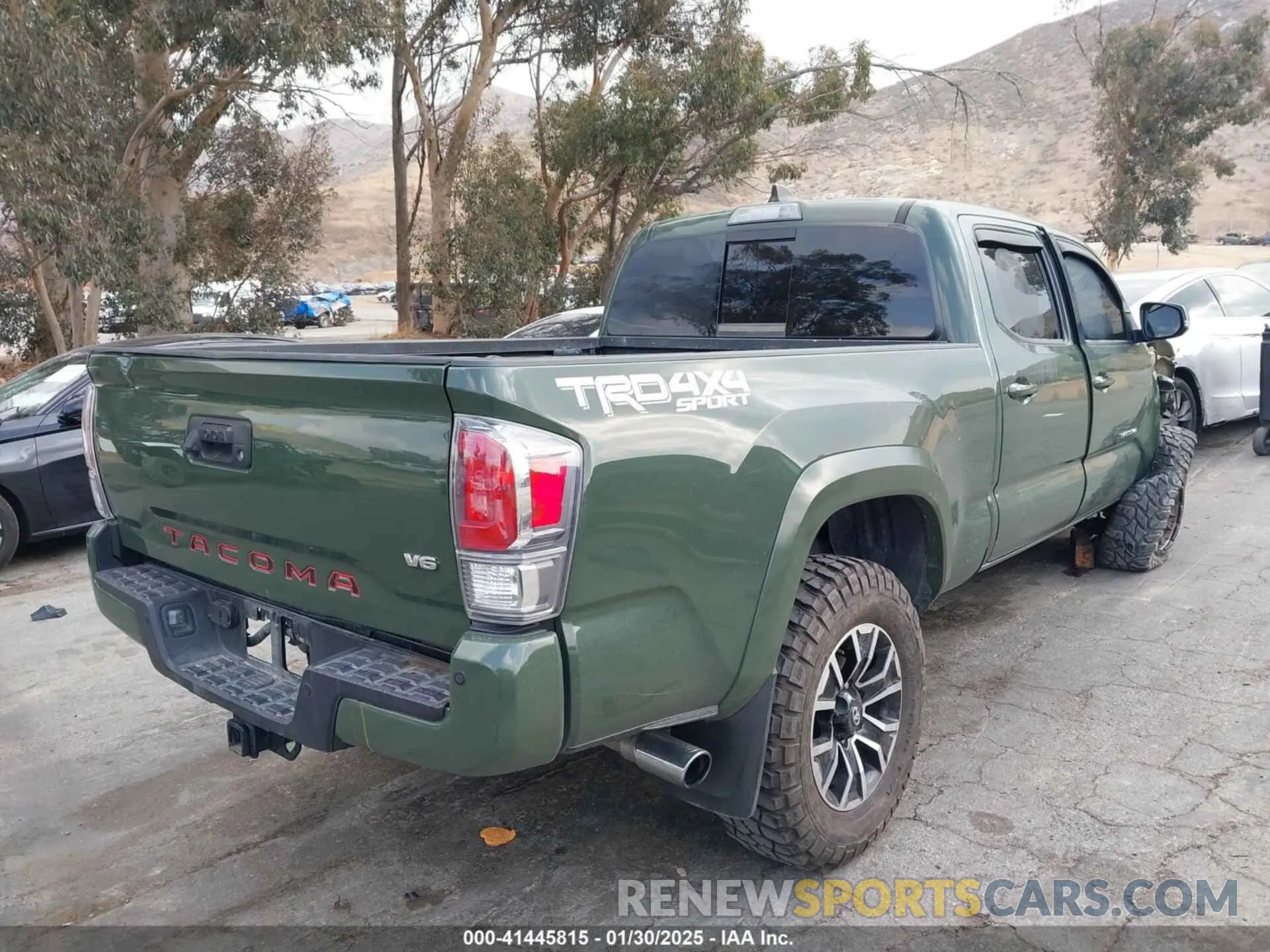 4 fotografías del automóvil dañado 3TMDZ5BN0MM116198 TOYOTA TACOMA 2021