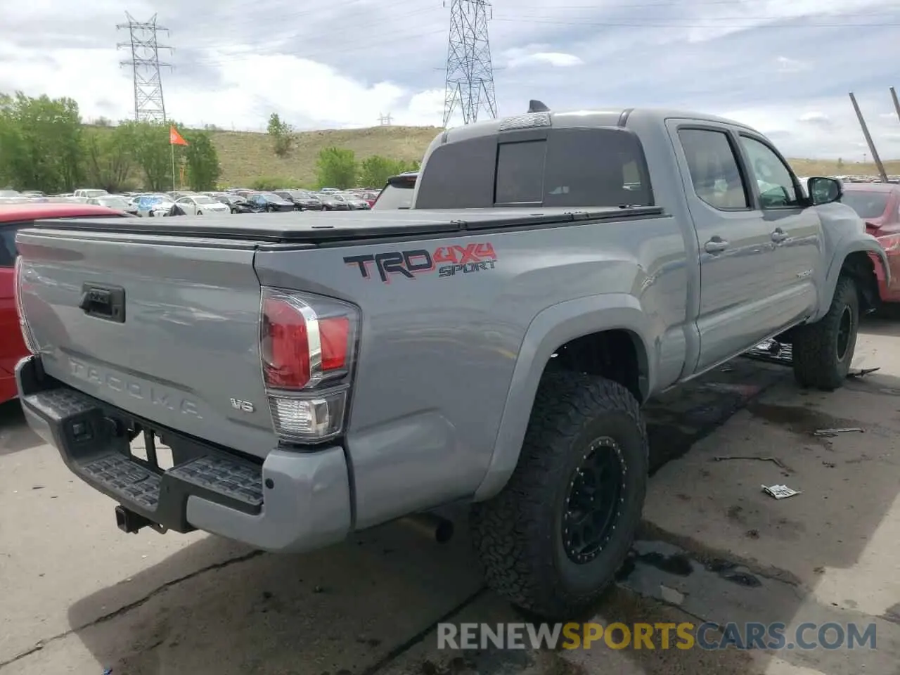 4 fotografías del automóvil dañado 3TMDZ5BN2MM109513 TOYOTA TACOMA 2021