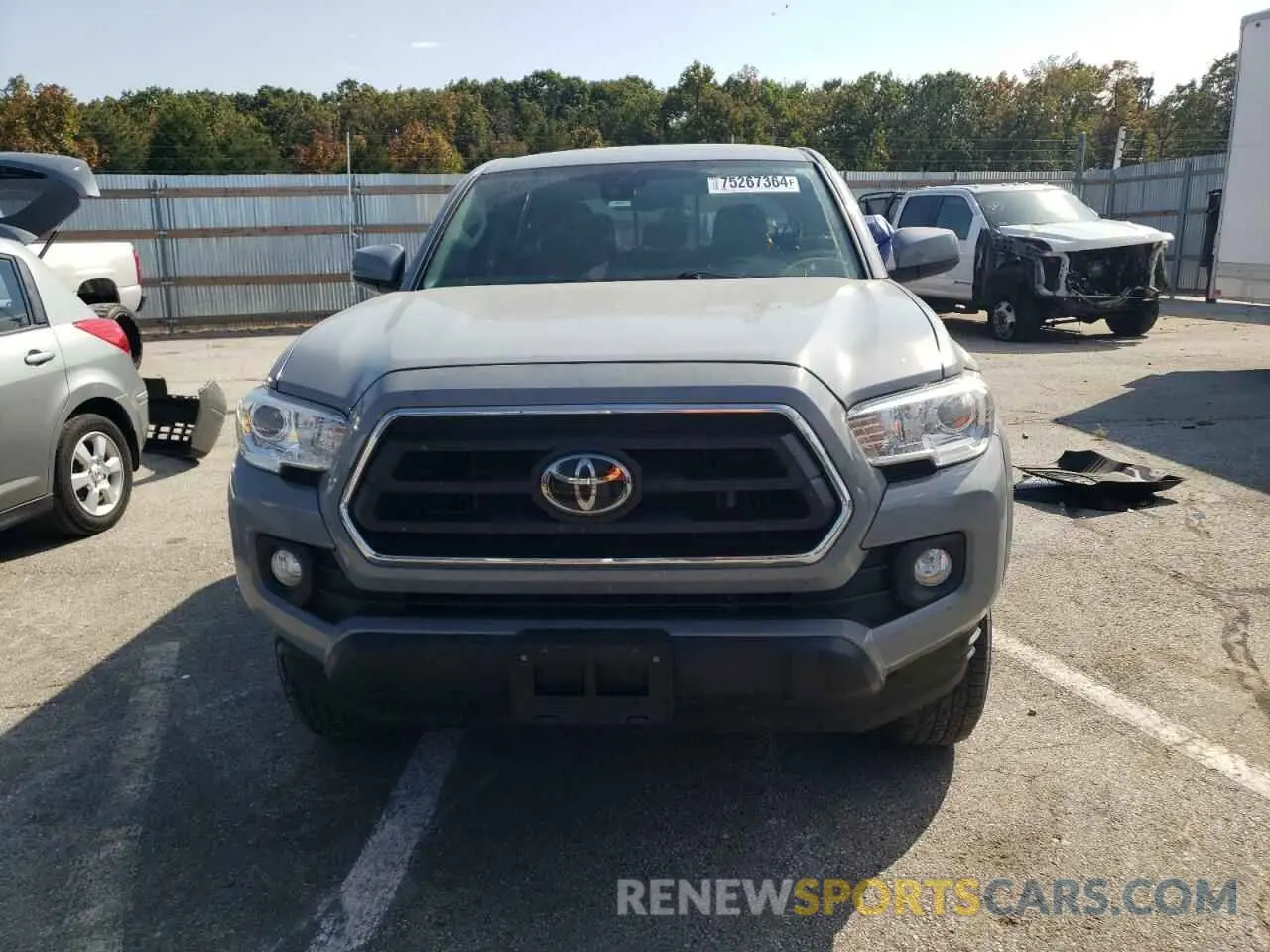 5 fotografías del automóvil dañado 3TMDZ5BN3MM099851 TOYOTA TACOMA 2021