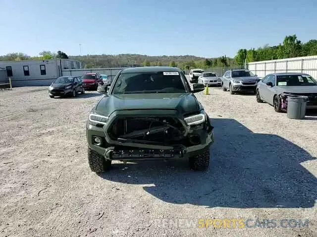 10 fotografías del automóvil dañado 3TMDZ5BN3MM119760 TOYOTA TACOMA 2021