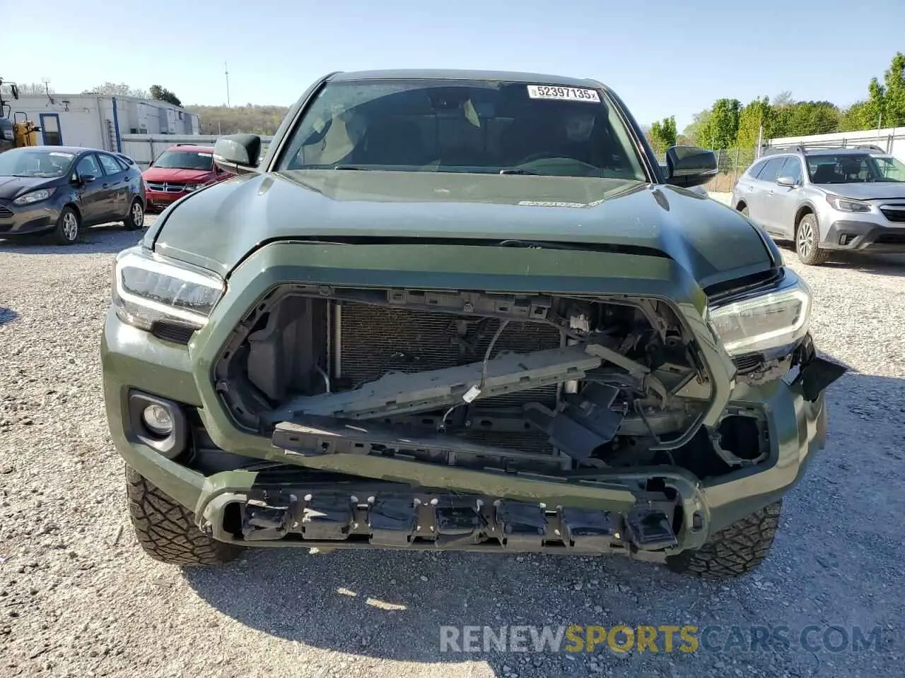 5 fotografías del automóvil dañado 3TMDZ5BN3MM119760 TOYOTA TACOMA 2021