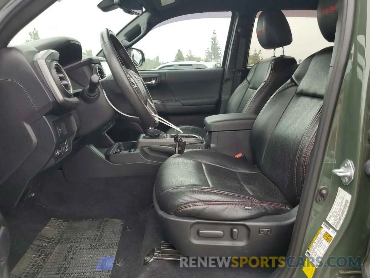 7 fotografías del automóvil dañado 3TMDZ5BN6MM106484 TOYOTA TACOMA 2021