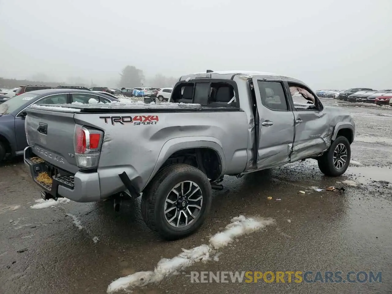 3 fotografías del automóvil dañado 3TMDZ5BN7MM105408 TOYOTA TACOMA 2021