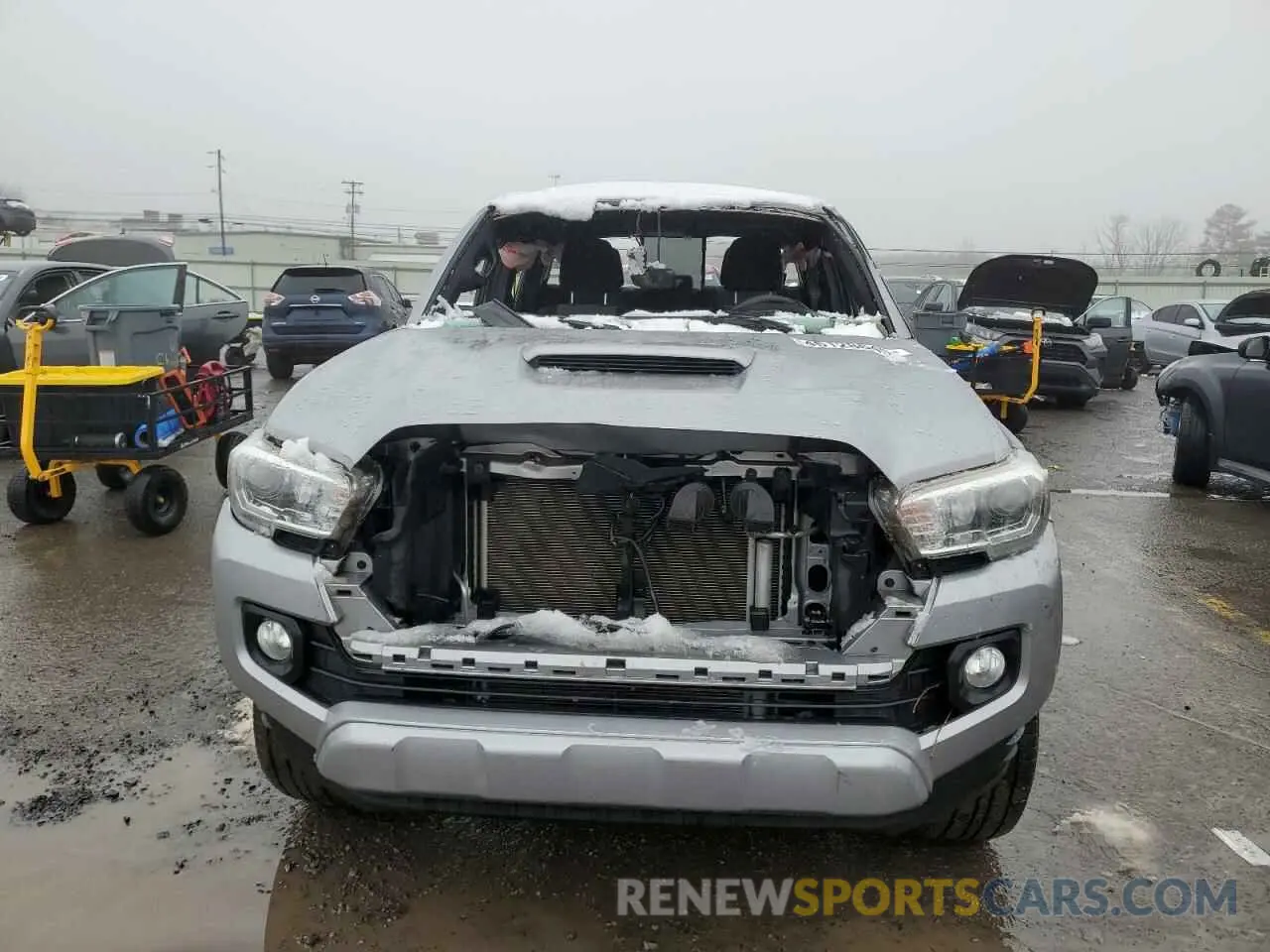 5 fotografías del automóvil dañado 3TMDZ5BN7MM105408 TOYOTA TACOMA 2021
