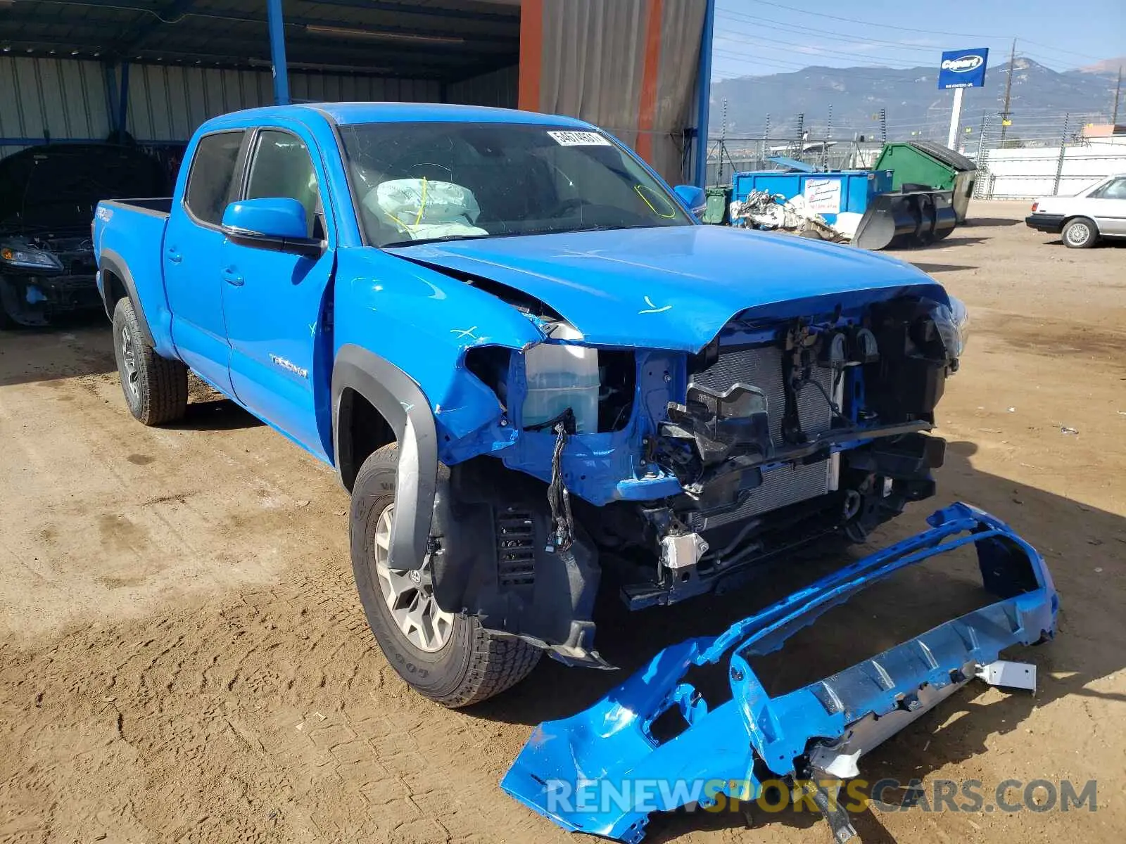 1 fotografías del automóvil dañado 3TMDZ5BN7MM111029 TOYOTA TACOMA 2021