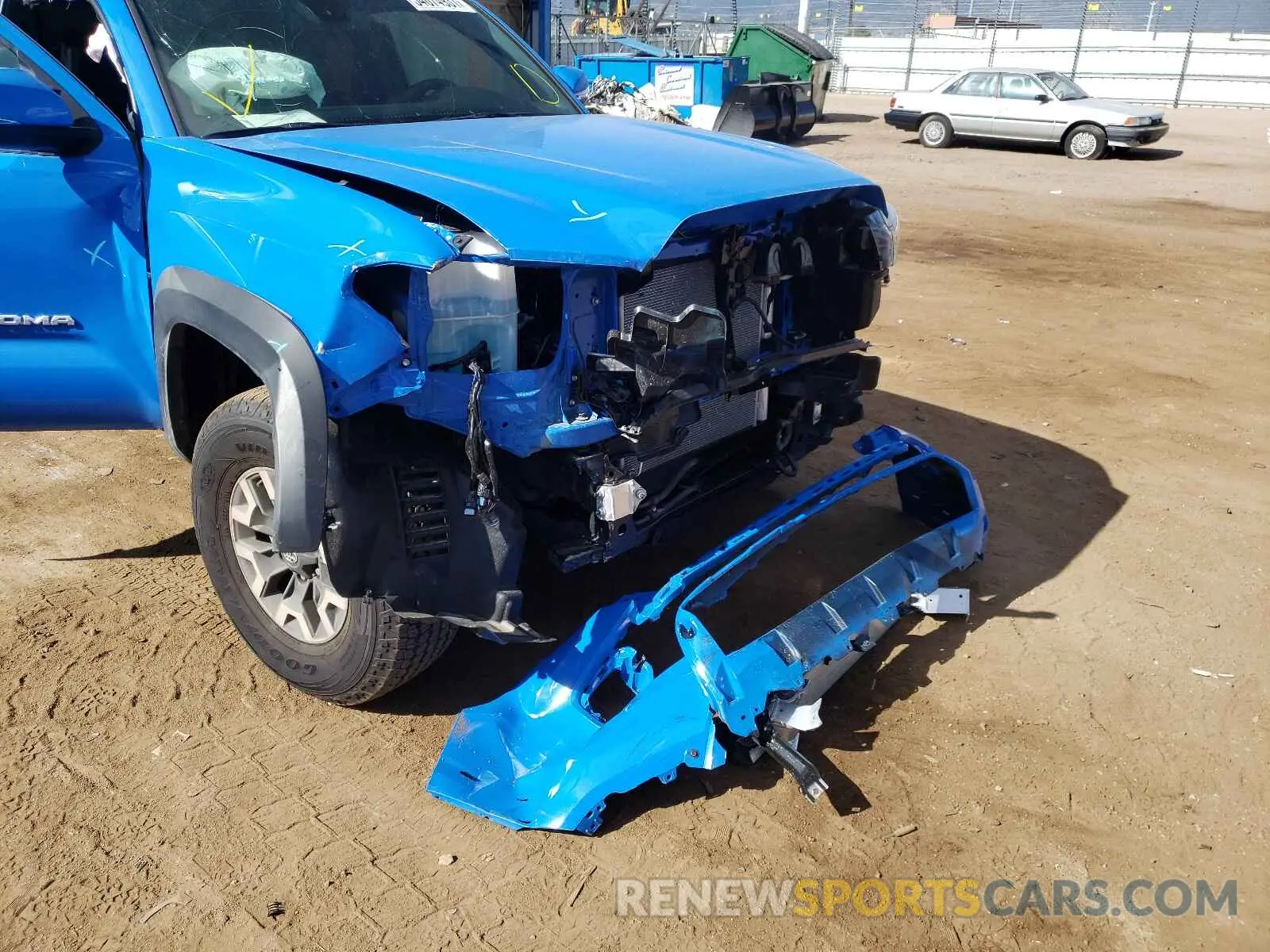 9 fotografías del automóvil dañado 3TMDZ5BN7MM111029 TOYOTA TACOMA 2021