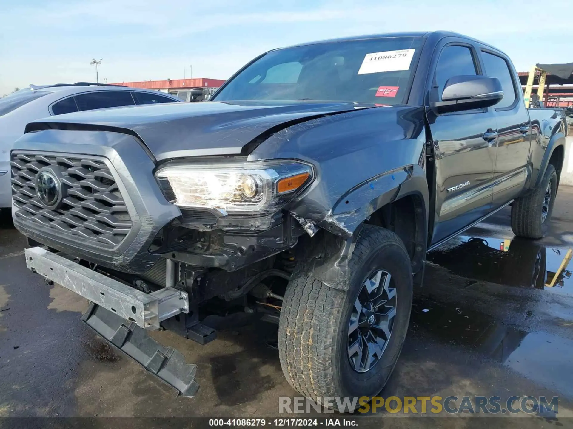 6 fotografías del automóvil dañado 3TMDZ5BN8MM103313 TOYOTA TACOMA 2021