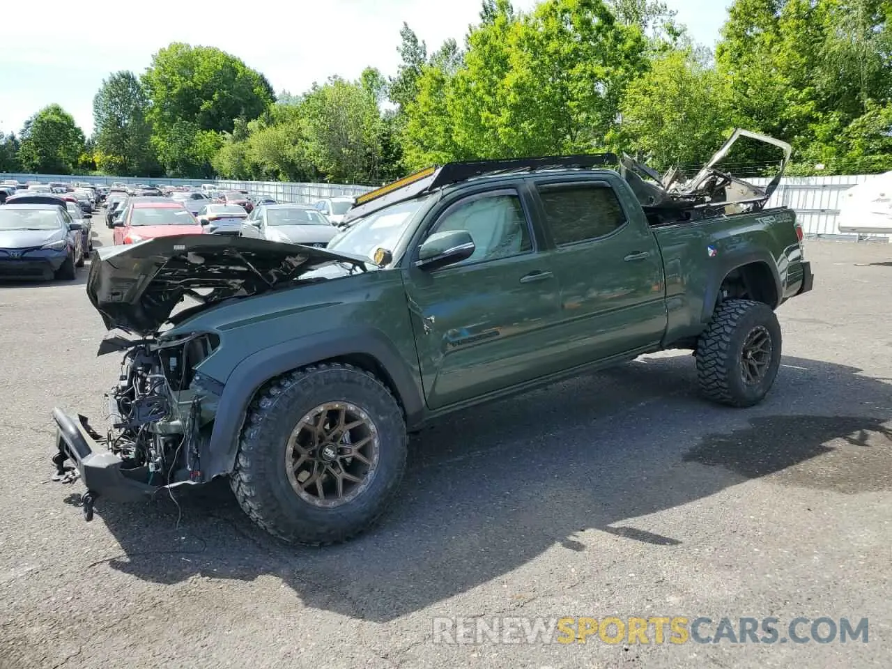 1 fotografías del automóvil dañado 3TMDZ5BN8MM112478 TOYOTA TACOMA 2021
