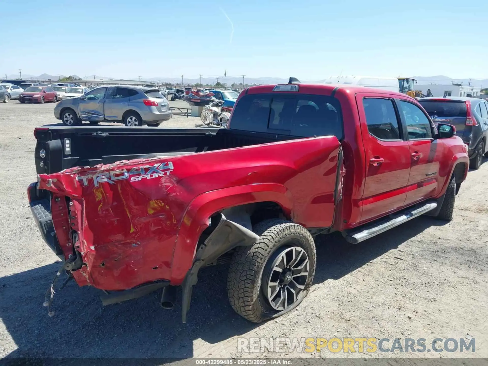 4 fotografías del automóvil dañado 3TMDZ5BN8MM116319 TOYOTA TACOMA 2021