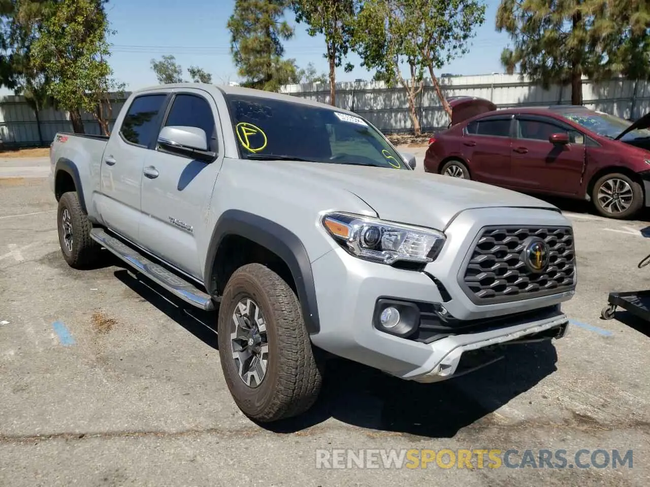 1 fotografías del automóvil dañado 3TMDZ5BN9MM108116 TOYOTA TACOMA 2021