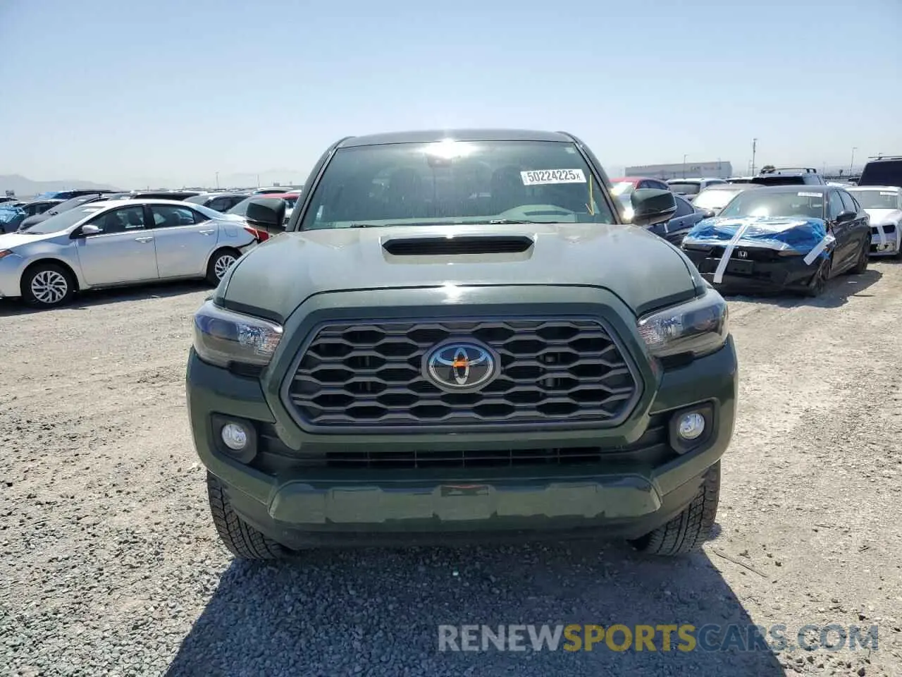 5 fotografías del automóvil dañado 3TMDZ5BN9MM115678 TOYOTA TACOMA 2021
