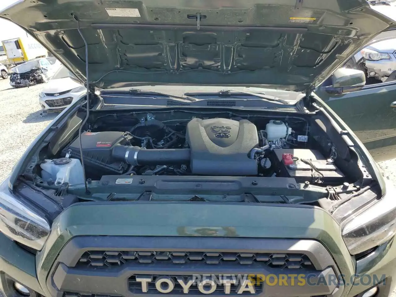 11 fotografías del automóvil dañado 3TMDZ5BN9MM116619 TOYOTA TACOMA 2021