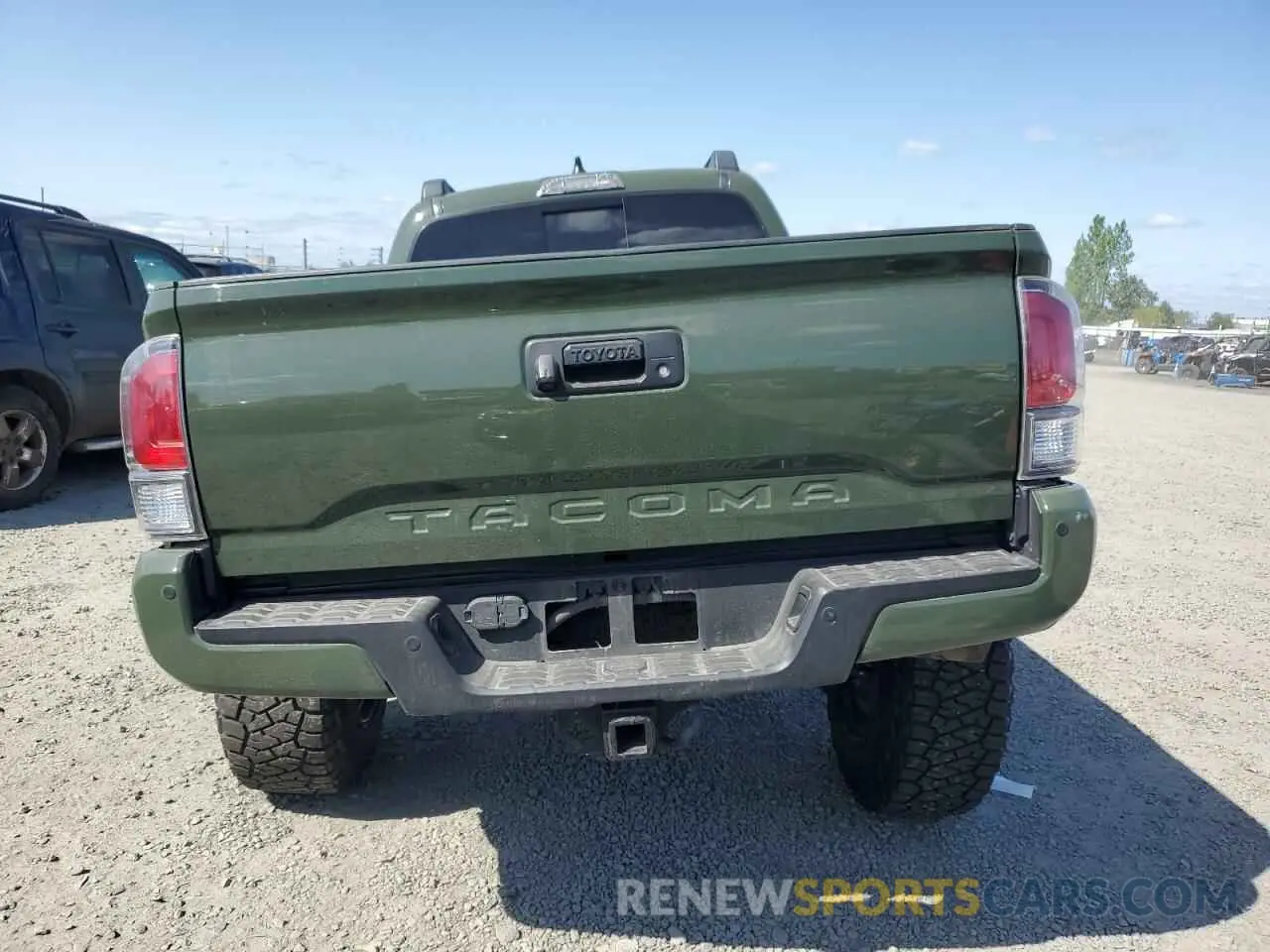 6 fotografías del automóvil dañado 3TMDZ5BN9MM116619 TOYOTA TACOMA 2021