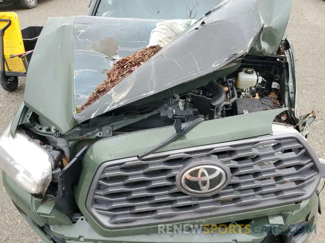 11 fotografías del automóvil dañado 3TMDZ5BNXMM099474 TOYOTA TACOMA 2021