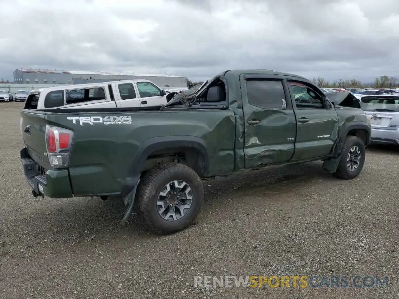 3 fotografías del automóvil dañado 3TMDZ5BNXMM099474 TOYOTA TACOMA 2021