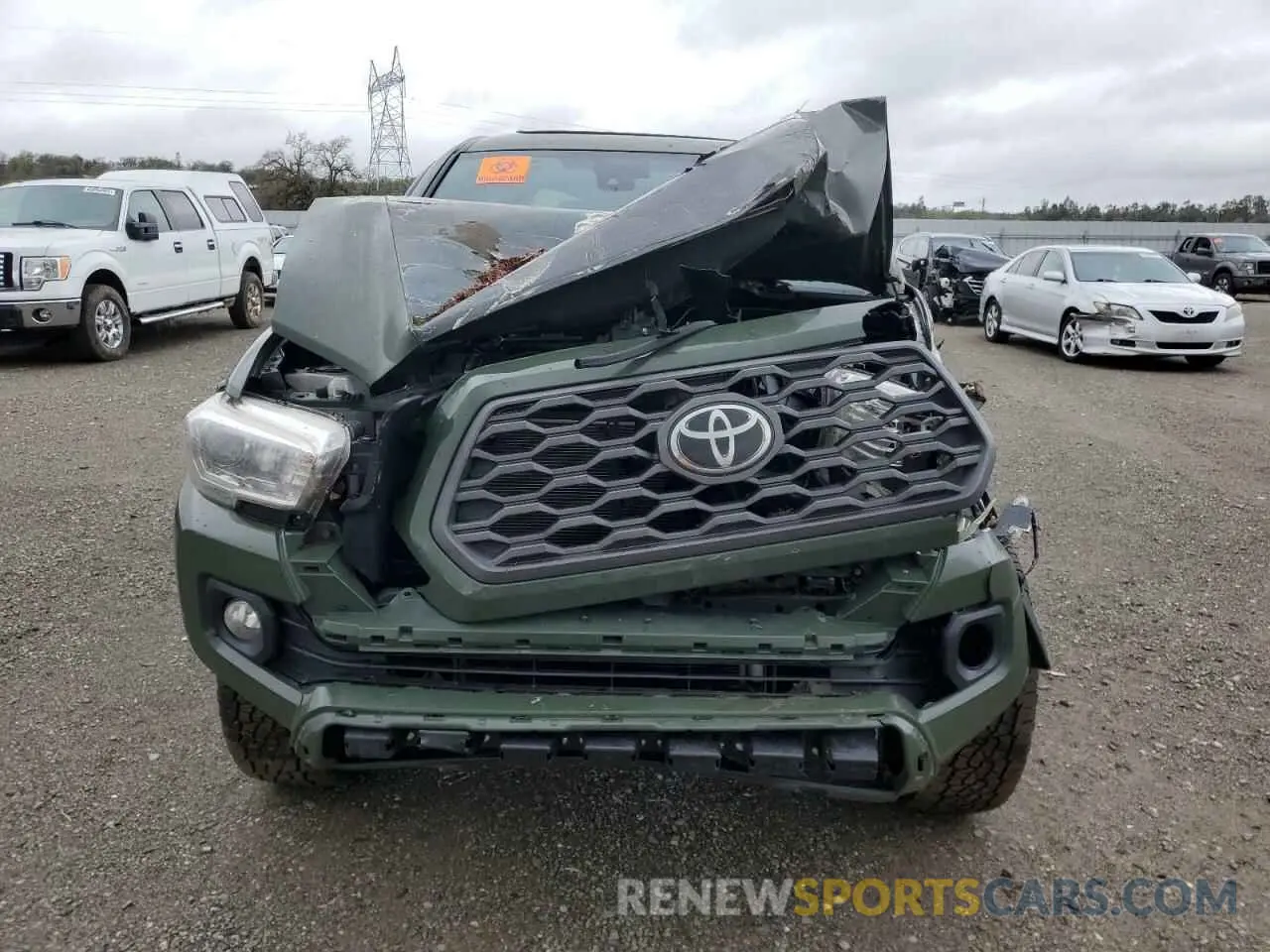 5 fotografías del automóvil dañado 3TMDZ5BNXMM099474 TOYOTA TACOMA 2021