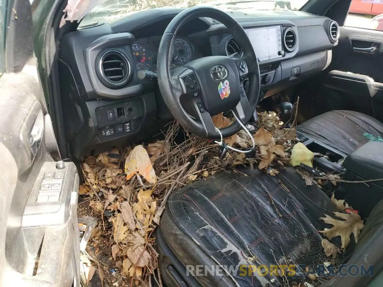 8 fotografías del automóvil dañado 3TMDZ5BNXMM099474 TOYOTA TACOMA 2021