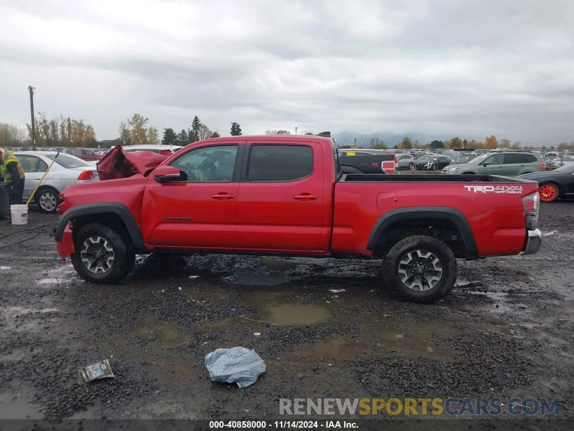 14 fotografías del automóvil dañado 3TMDZ5BNXMM116452 TOYOTA TACOMA 2021