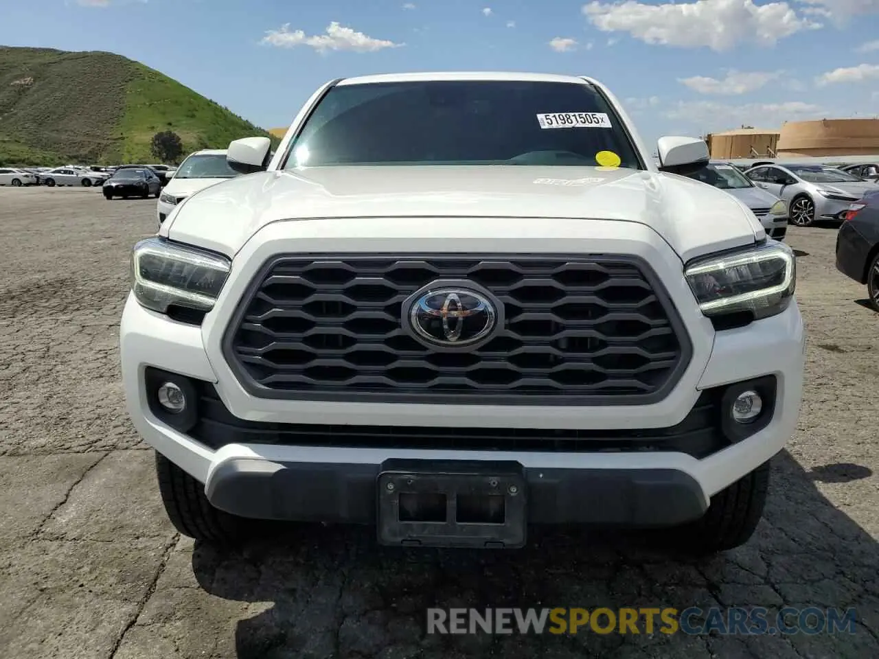 5 fotografías del automóvil dañado 3TMDZ5BNXMM117259 TOYOTA TACOMA 2021