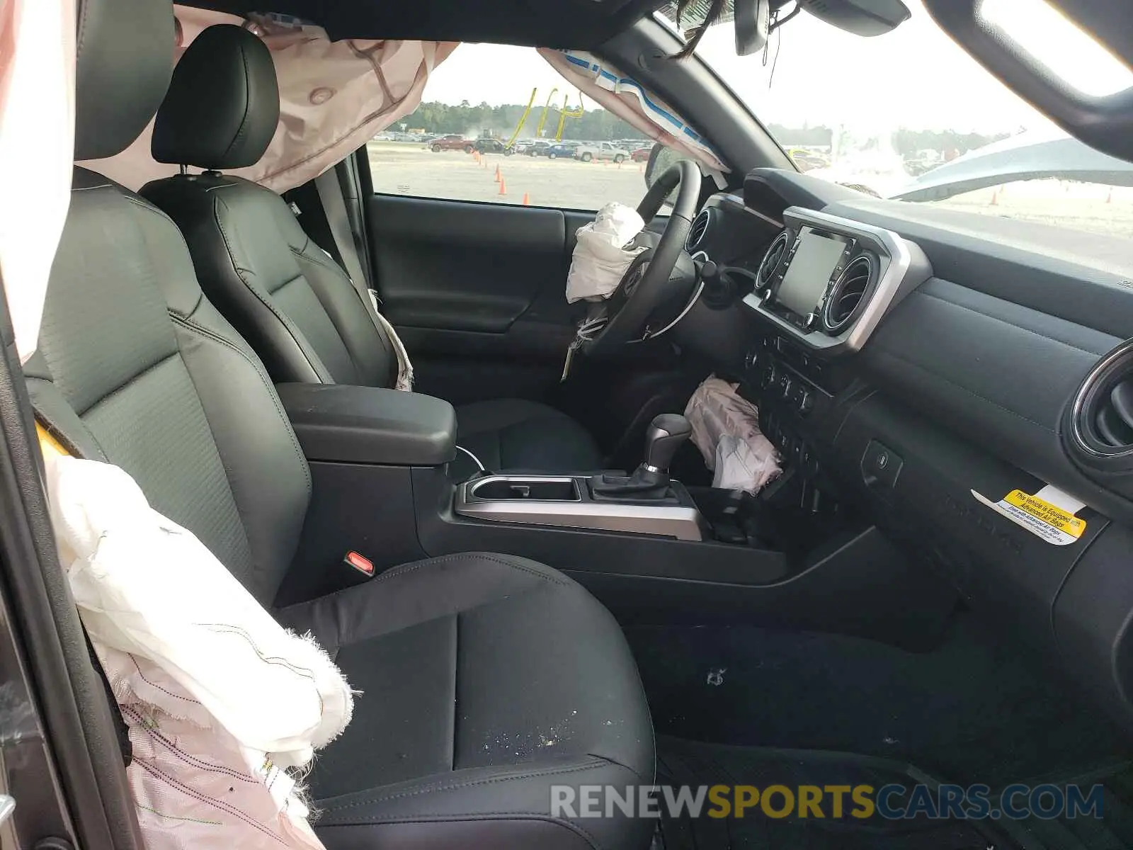 5 fotografías del automóvil dañado 3TMEZ5CN0MM155540 TOYOTA TACOMA 2021