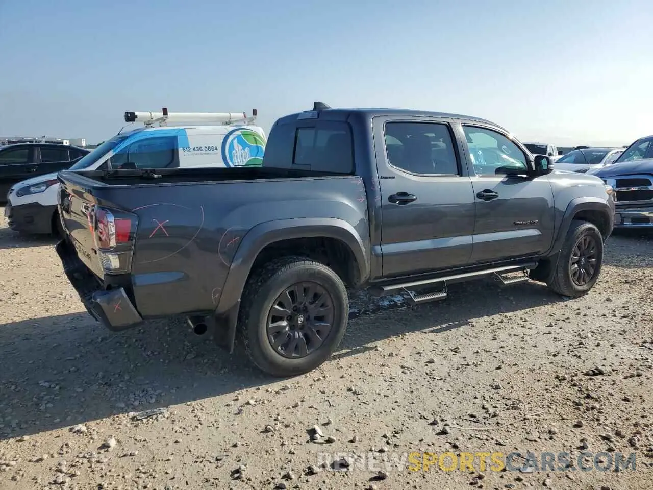 3 fotografías del automóvil dañado 3TMEZ5CN6MM145689 TOYOTA TACOMA 2021