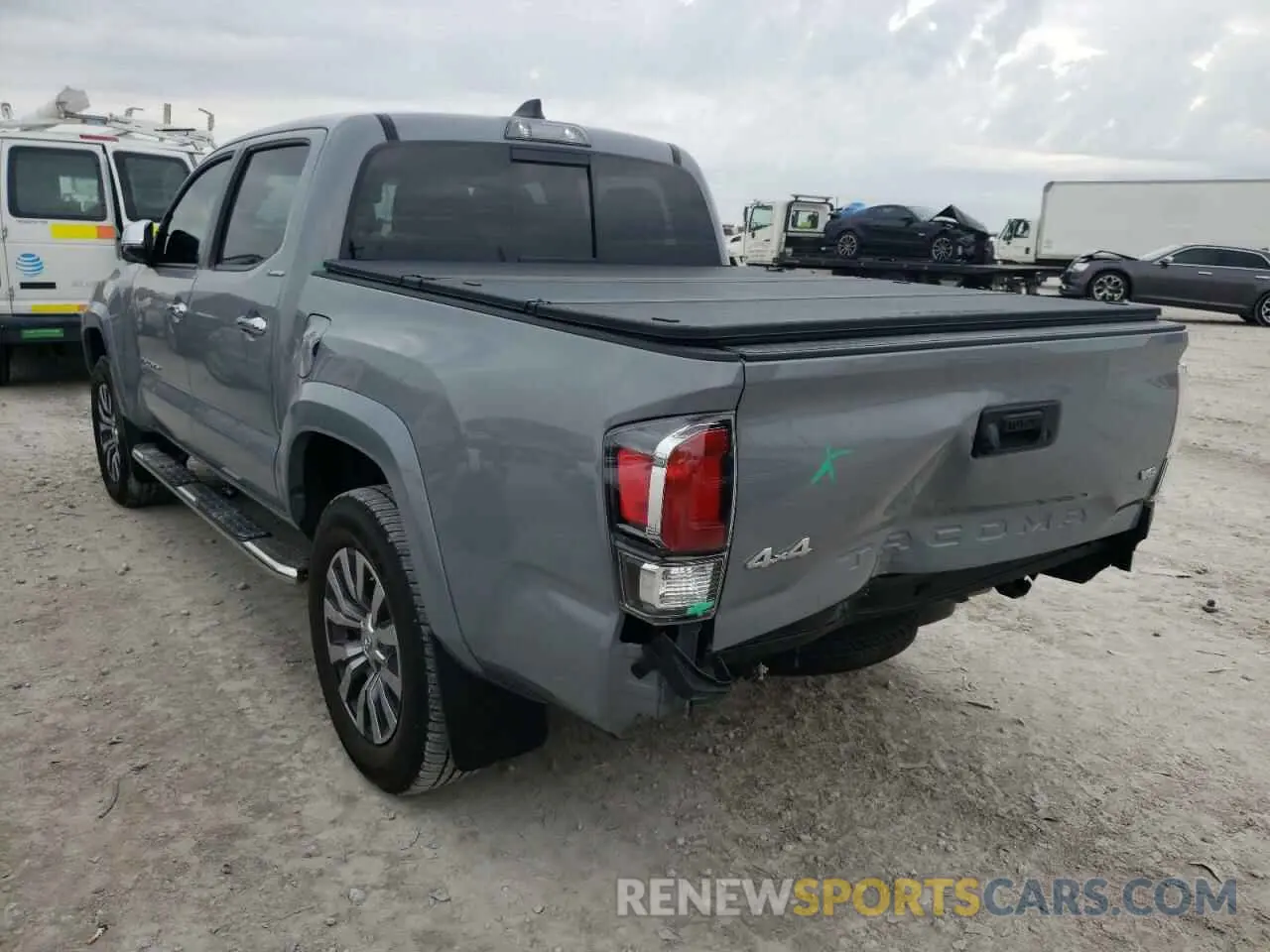 3 fotografías del automóvil dañado 3TMGZ5AN0MM397935 TOYOTA TACOMA 2021