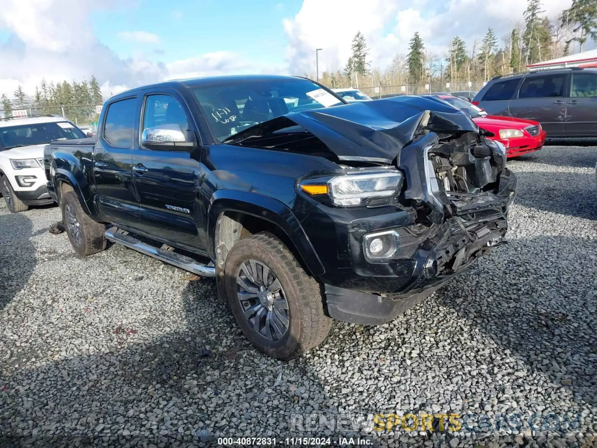 1 fotografías del automóvil dañado 3TMHZ5BN0MM113660 TOYOTA TACOMA 2021