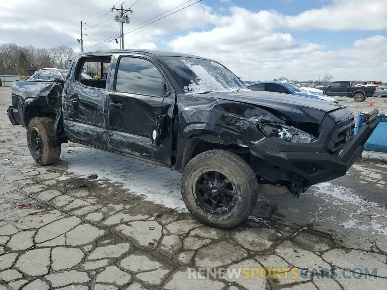 4 fotografías del automóvil dañado 3TYAX5GN0MT022828 TOYOTA TACOMA 2021