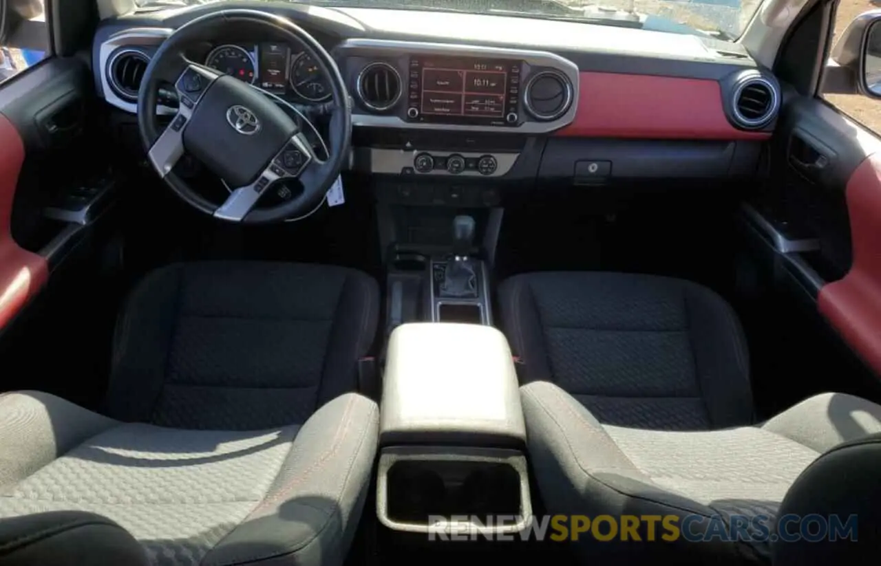 8 fotografías del automóvil dañado 3TYAX5GN0MT024174 TOYOTA TACOMA 2021