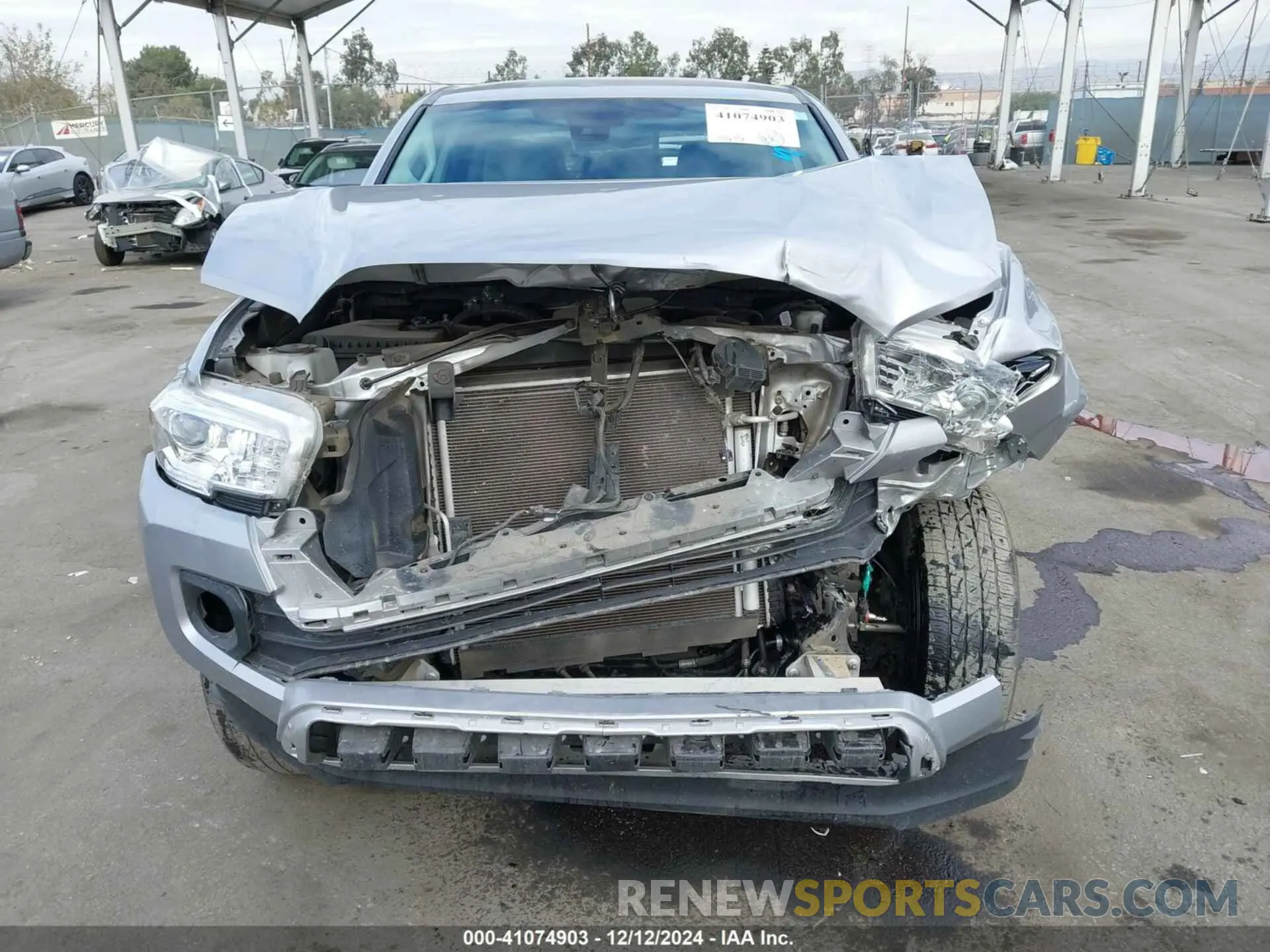 12 fotografías del automóvil dañado 3TYAX5GN1MT019873 TOYOTA TACOMA 2021