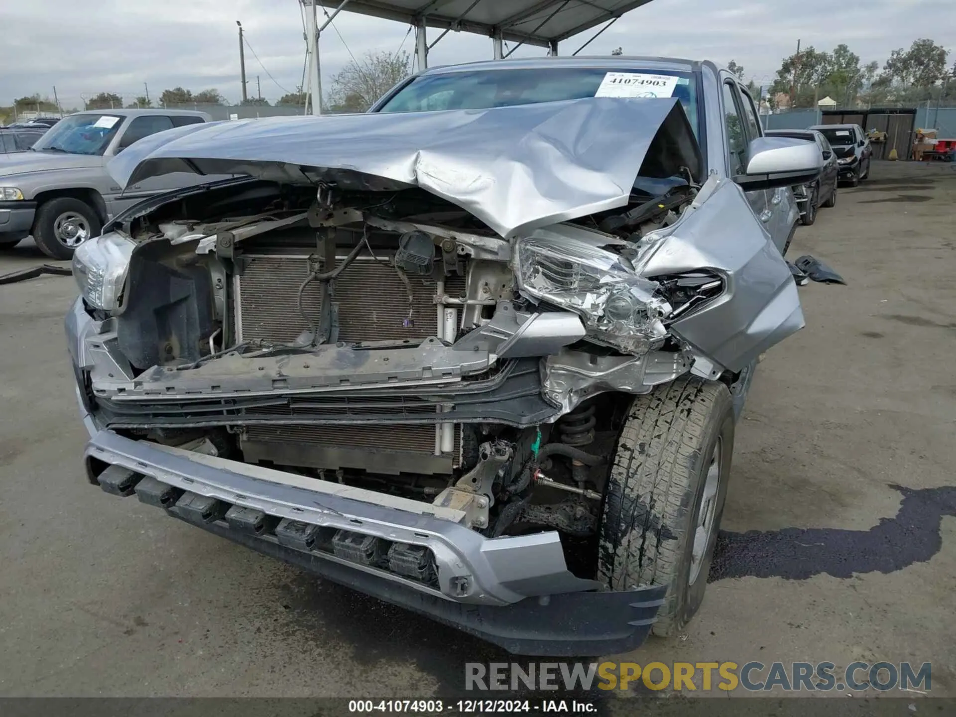 6 fotografías del automóvil dañado 3TYAX5GN1MT019873 TOYOTA TACOMA 2021