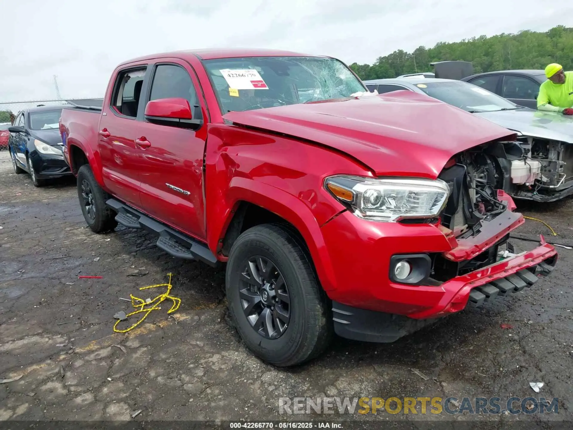 1 fotografías del automóvil dañado 3TYAX5GN1MT030226 TOYOTA TACOMA 2021