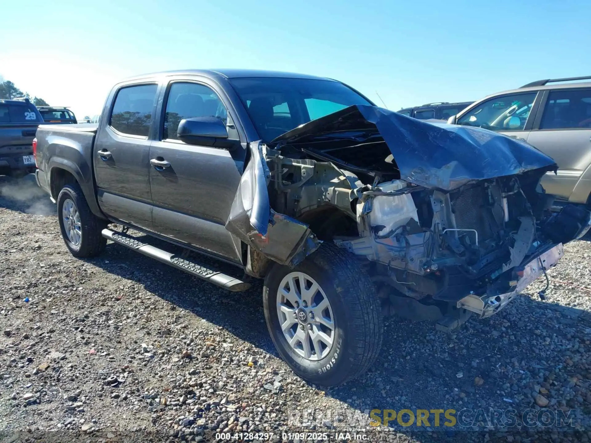 1 fotografías del automóvil dañado 3TYAX5GN2MT021535 TOYOTA TACOMA 2021