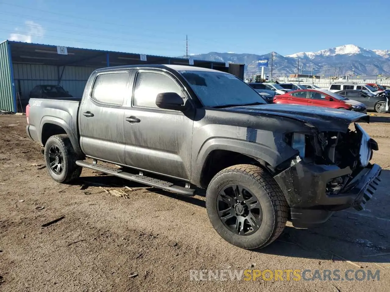4 fotografías del automóvil dañado 3TYAX5GN3MT026095 TOYOTA TACOMA 2021