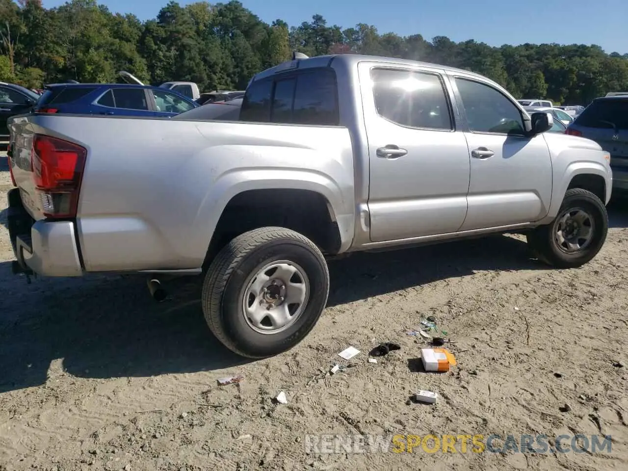 3 fotografías del automóvil dañado 3TYAX5GN4MT015364 TOYOTA TACOMA 2021