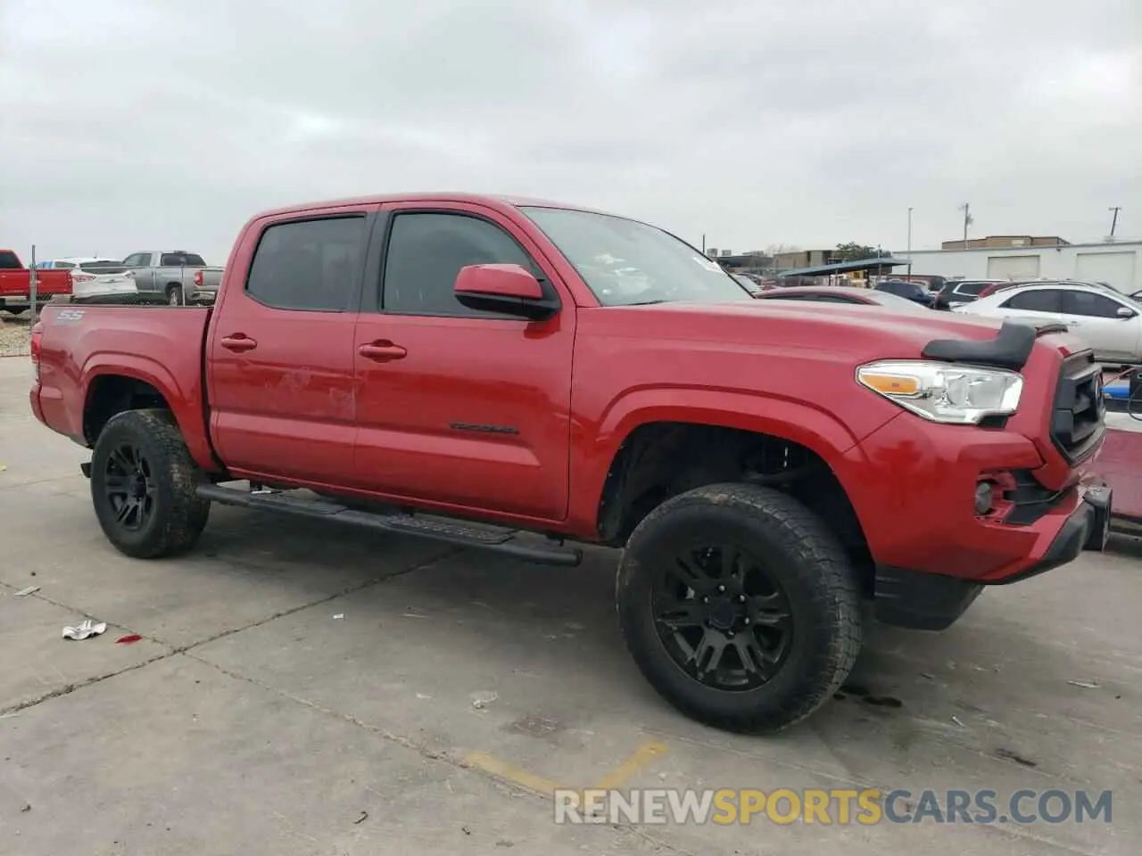 4 fotografías del automóvil dañado 3TYAX5GN5MT031458 TOYOTA TACOMA 2021