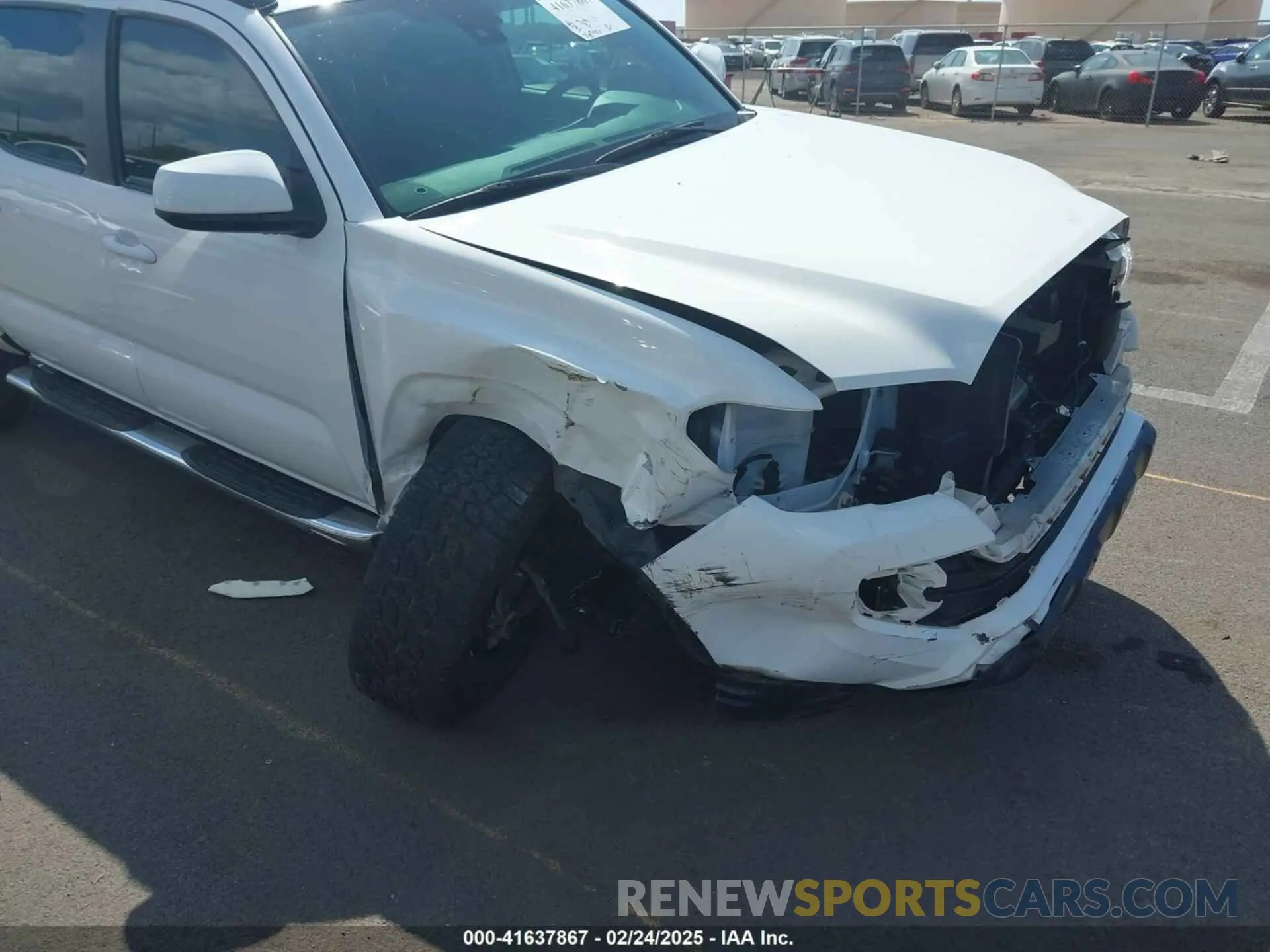 6 fotografías del automóvil dañado 3TYAX5GN6MT032845 TOYOTA TACOMA 2021