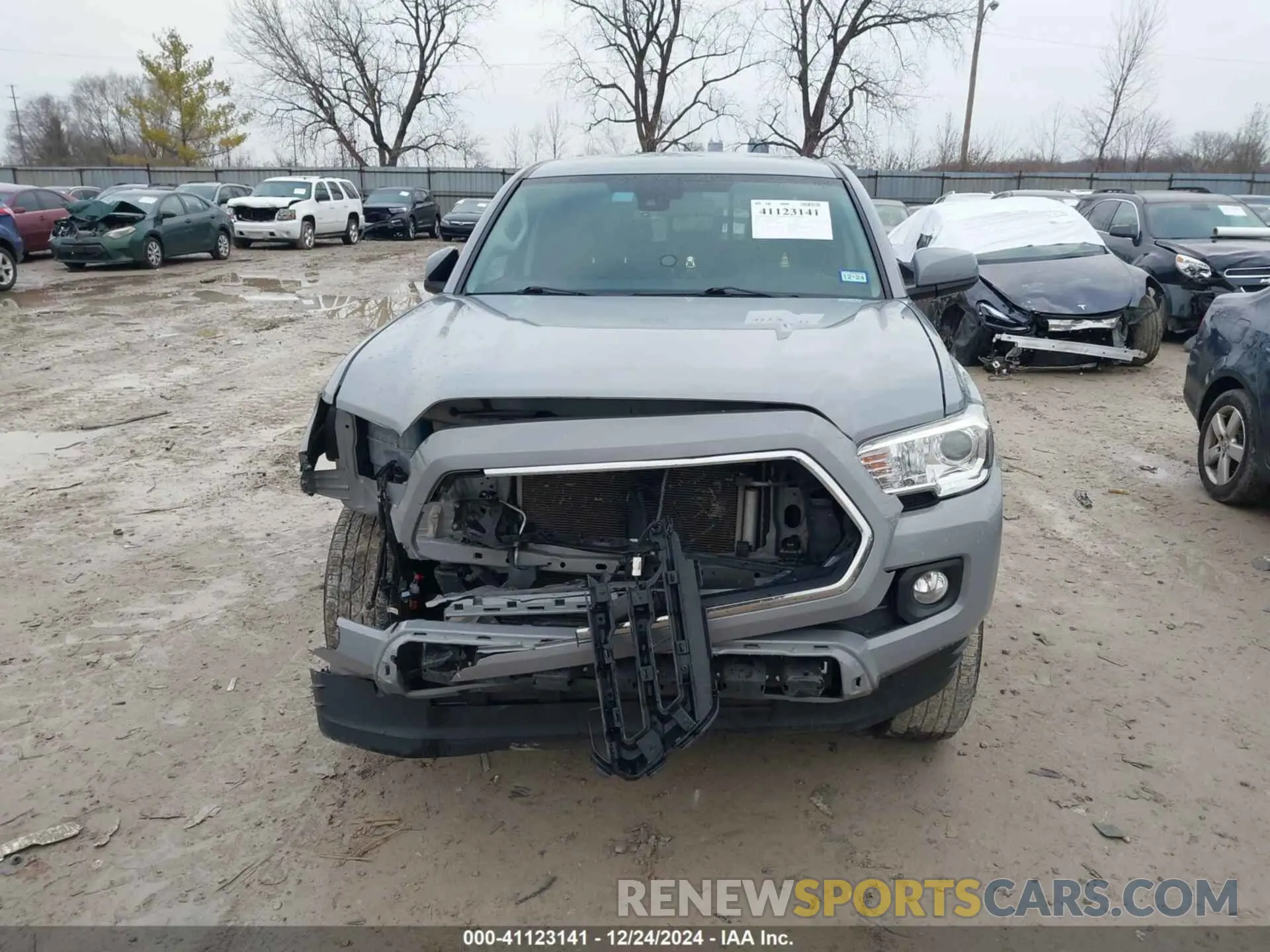 12 fotografías del automóvil dañado 3TYAX5GN7MT010773 TOYOTA TACOMA 2021