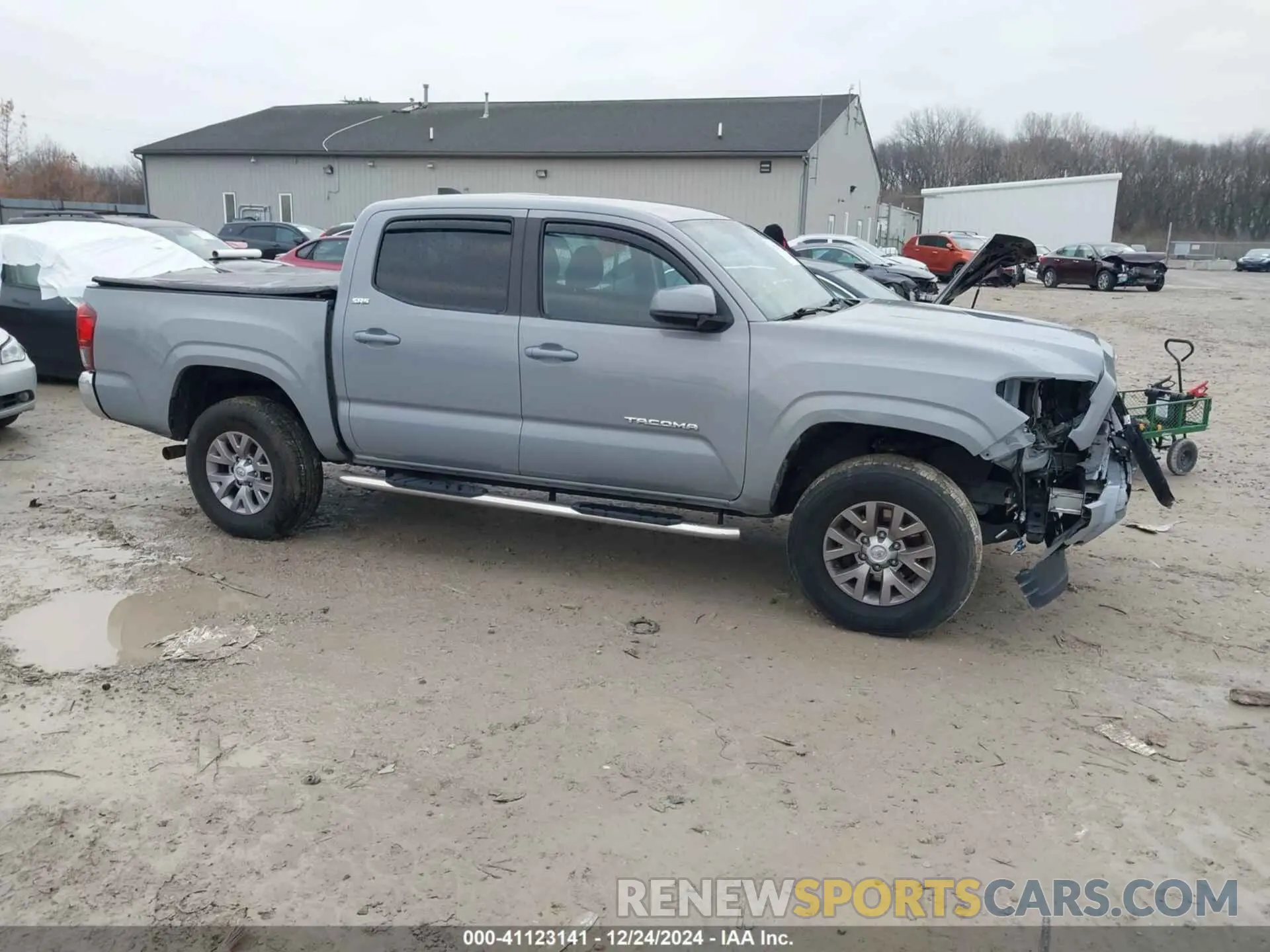 13 fotografías del automóvil dañado 3TYAX5GN7MT010773 TOYOTA TACOMA 2021