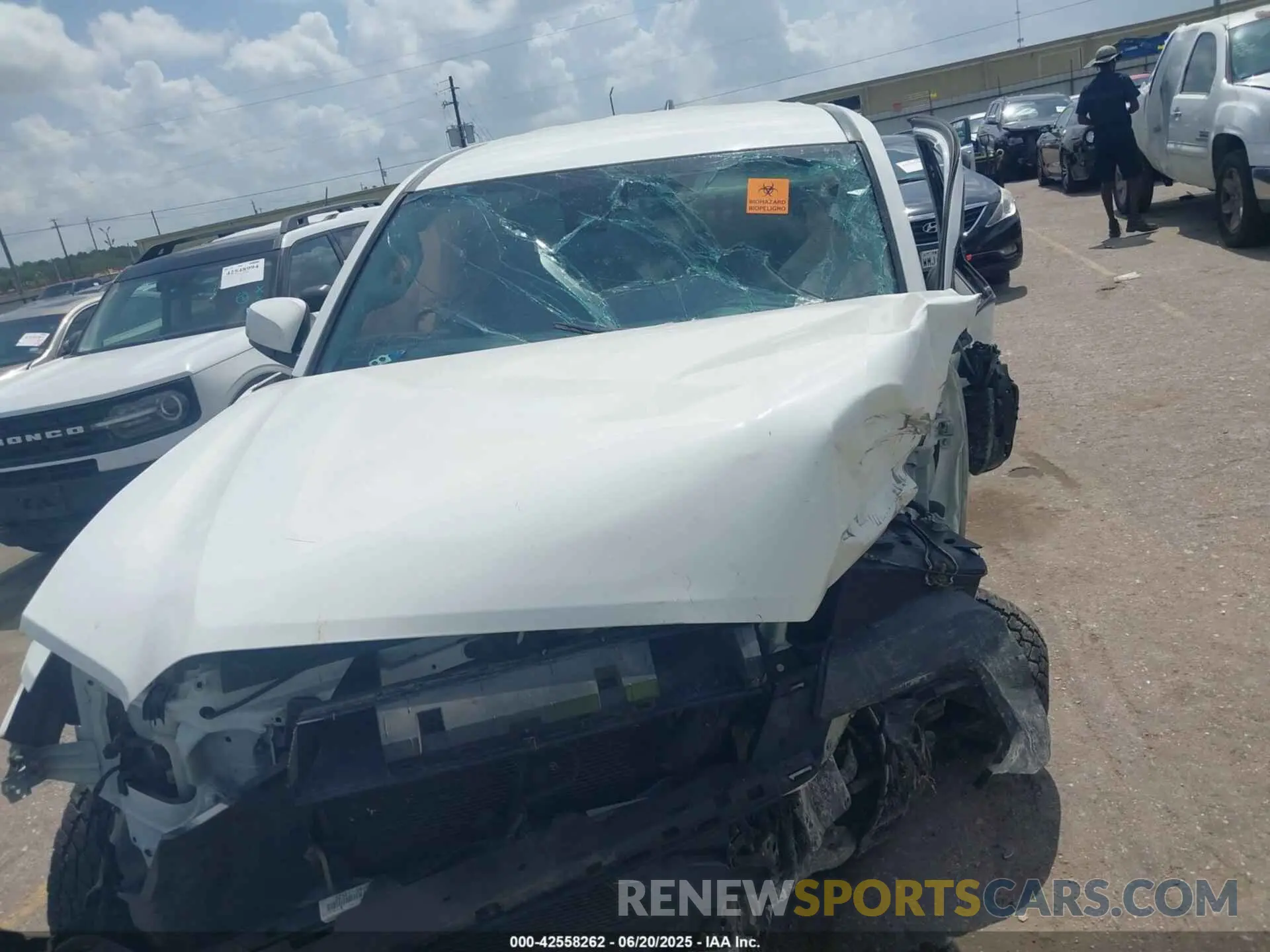 13 fotografías del automóvil dañado 3TYAX5GN7MT013575 TOYOTA TACOMA 2021