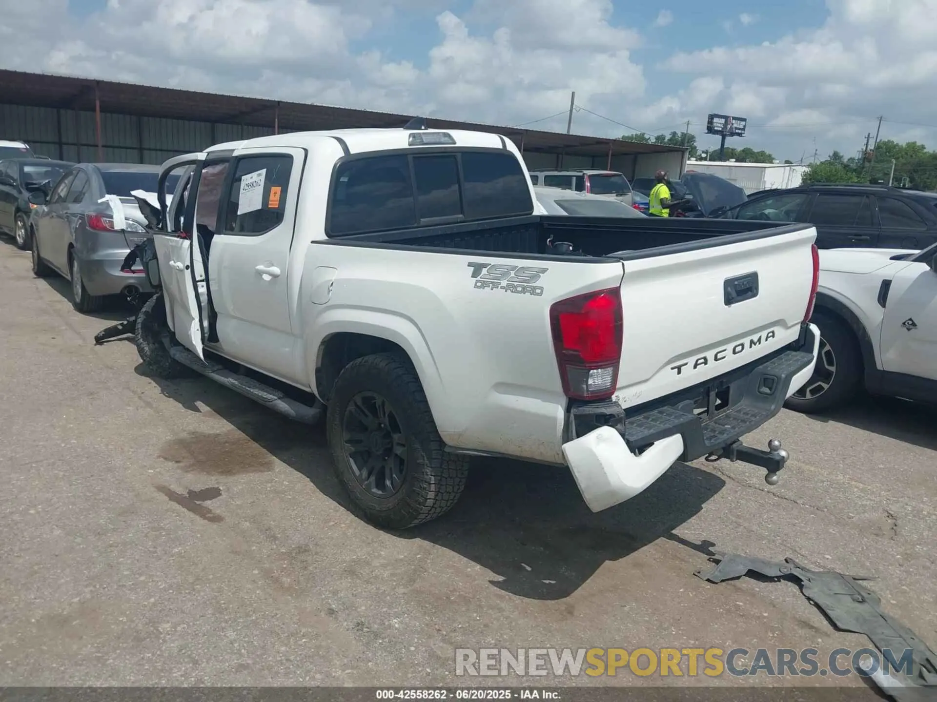3 fotografías del automóvil dañado 3TYAX5GN7MT013575 TOYOTA TACOMA 2021