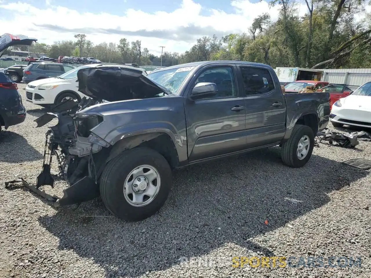 1 fotografías del automóvil dañado 3TYAX5GN7MT019859 TOYOTA TACOMA 2021