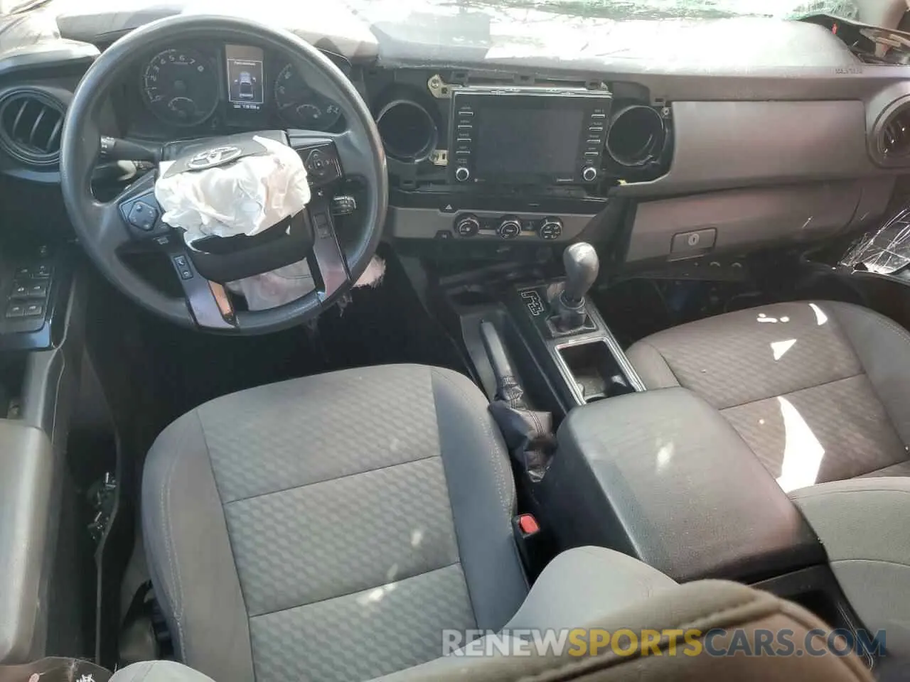 8 fotografías del automóvil dañado 3TYAX5GN7MT019859 TOYOTA TACOMA 2021