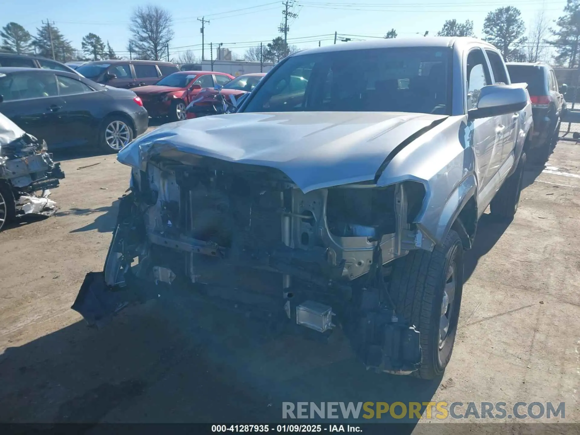 6 fotografías del automóvil dañado 3TYAX5GN7MT023989 TOYOTA TACOMA 2021