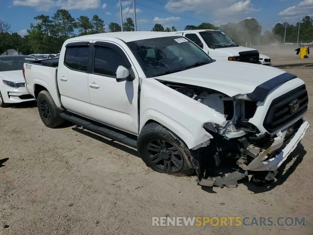 4 fotografías del automóvil dañado 3TYAX5GN9MT018700 TOYOTA TACOMA 2021