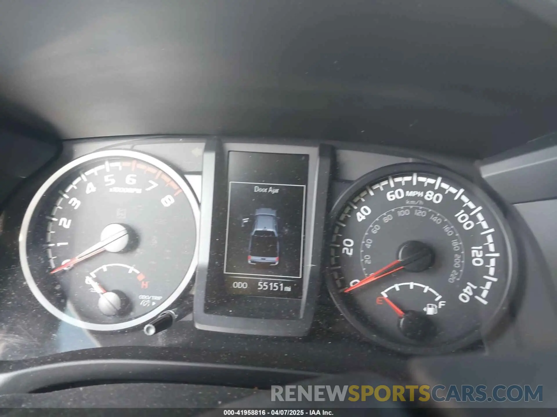 7 fotografías del automóvil dañado 3TYAX5GN9MT022049 TOYOTA TACOMA 2021
