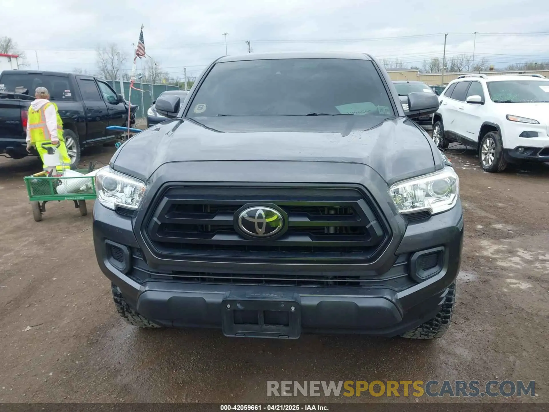 12 fotografías del automóvil dañado 3TYAX5GNXMT013781 TOYOTA TACOMA 2021